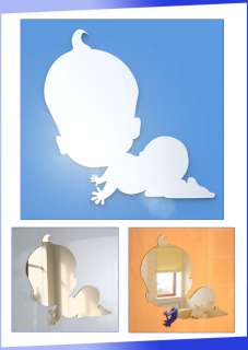15cm Shatterproof BABY CRAWL Safety Acylic Mirror  