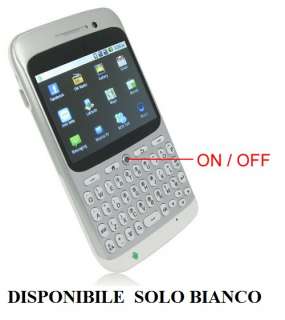 CECT A8 QWERTY DUAL SIM ANDROID 2.2 AGPS WIFI 2 CAM CELLULARE 