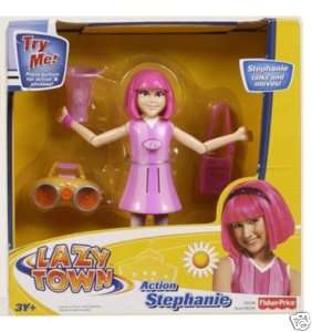   LAZY TOWN Stephanie TALKING Fully Articulated Figure