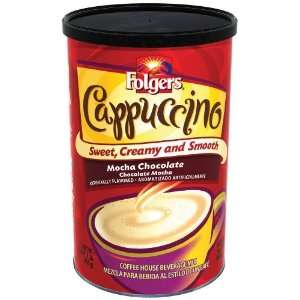 Folgers Cappuccino Mocha Chocolate   6 Grocery & Gourmet Food