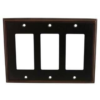   Deco Style Oil Rubbed Bronze 4 Gang GFI Wall Plate