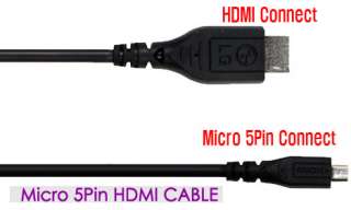 LG Genuine Micro 5 pin HDMI Cable TV OUT Cable  