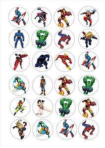   cake toppers decorations Avengers marvel super hero heros mixed  