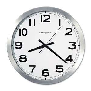  Howard Miller  Round Wall Clock, 15 3/4in, 1 AA Battery 