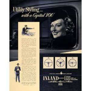  1940 Ad Inland Rubber Metal Plastics General Motors 
