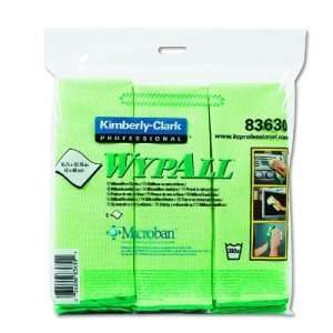 KIMBERLY CLARK PROFESSIONAL* WYPALL Cloths w/Microban, Microfiber 15 3 