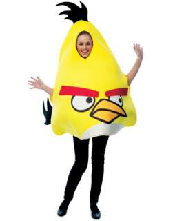 Adult Angry Birds Yellow Bird Costume  Mens TV & Movie Halloween 