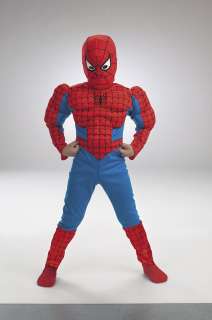 Child Deluxe Spider Man Muscle Costume   Spiderman Dlx Muscle 