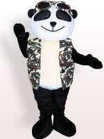 Male Panda Plush Adult Mascot Costume  Male Panda Plush Adult Mascot
