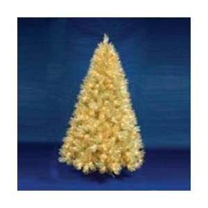   Lit Champagne Artificial Christmas Tree   Clear Lights