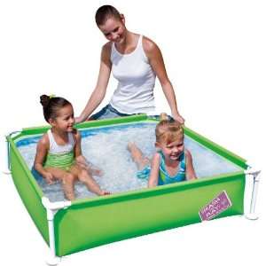 Paddling Pool   Heavy Duty Framed Kids Pool   NOT Inflatable   Green