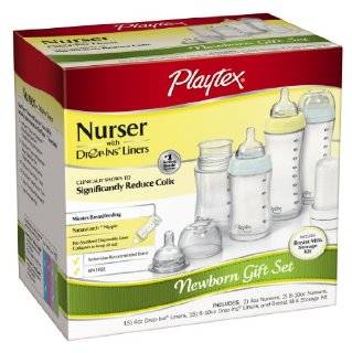 Playtex BPA Free Baby Drop ins Original Bottle Nurser 4 Oz Green on  PopScreen