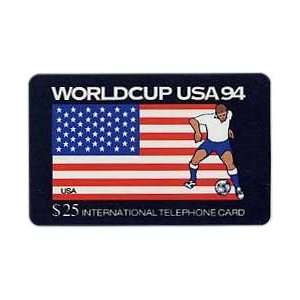  Collectible Phone Card $25. World Cup USA 94 Soccer   USA 