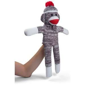 Plushland Sock Monkey Hand Puppet  Toys & Games  