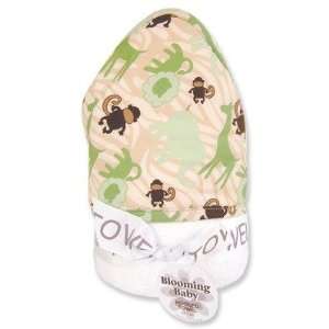  Jungle Jam Blooming Bouquet Hooded Towel