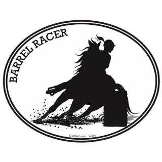   Hearts, 1 Dream Barrel Racing Horse Trailer Vinyl Window Decal Sticker