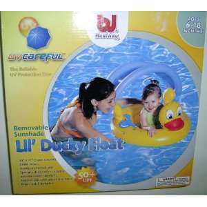 Sunshade Inflatable Baby Float Sun Shade Ducky Duck Float UV 
