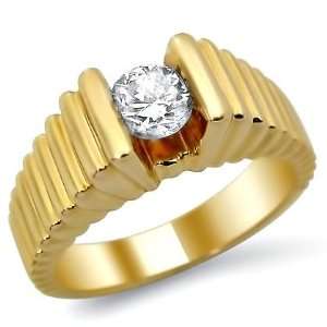   Vintage .55ct VS 2 G Round Diamond Engagement Ring 14k Gold Jewelry