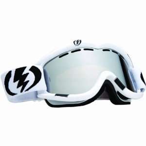 Electric EG1 Adult Cylindrical Ski Snow Goggles Eyewear   Gloss White 