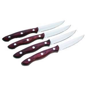   Piece Cutlery Steak Knife Set with Rosewood Handle (2 x 4 x 11