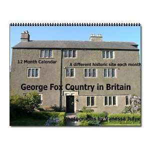  12 Month George Fox Country Art / photography Wall Calendar 