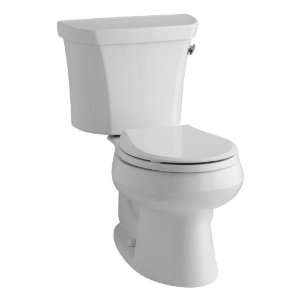   NY Wellworth Round Front 1.28 gpf Toilet, Right Hand Trip Lever, Dune