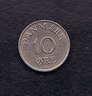 World Coins   Denmark 10 Ore 1954 Coin KM# 841