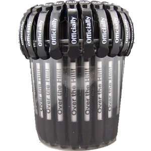   Birthday Pen Set, Black/white, 36 Pens with Rotating Messages (09202