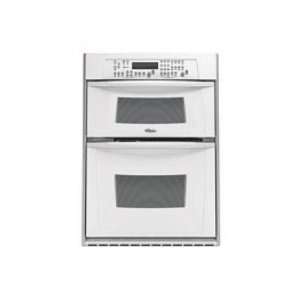   in. Built in Microwave Combination Double Wall Oven White Appliances