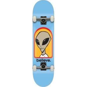 Alien Workshop Believe Red Complete Skateboard   7.62 x 
