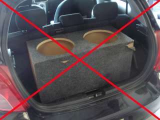 Toyota Yaris 3 Dr Hatchback Subwoofer Sub Box Enclosure  