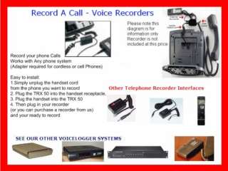 TRX 50 Telephone Recording line interface coupler  