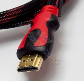 PREMIUM HDMI CABLE 1.4C 10 FT GOLD HEAD FOR HD TV PS3  