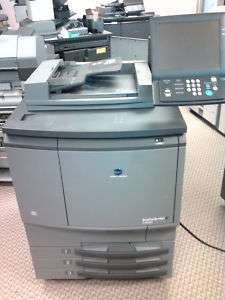   Bizhub pro c6500 with Paper Cabinet, Finisher, Relay Unit, Fiery
