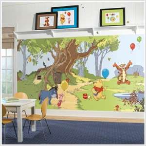   Nursery WINNIE THE POOH Wall Mural Wallpaper Decor 034878006017  