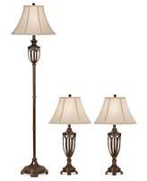 Kathy Ireland by Pacific Coast Estate Collection Set 1 Floor Lamp and 