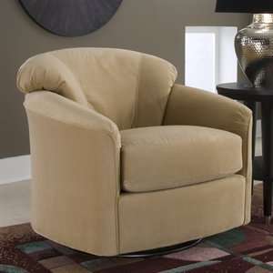    Klaussner 12SWGLHONEY Swivel Glide Accent Chair