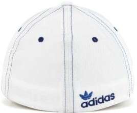 ADIDAS new WHITE BLASTER FLEX FITTED CAP HAT L/XL LARGE/XLARGE  