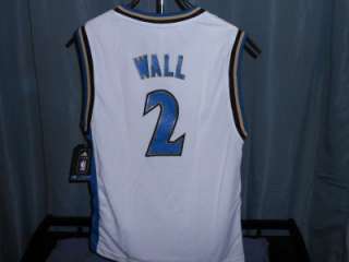   John WALL Washington WIZARDS YOUTH Medium M White Adidas Jersey 9CA