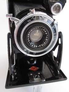 Vintage Agfa Billy Record Folding Bellows Camera Jgestar lens Art Deco 