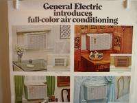 Vintage Poster General Electric Store Display GE 60s Appliances AC in 