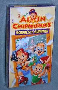 Alvin & the Chipmunks Schools Out for Summer VHS video  