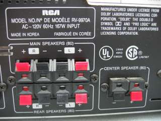 RCA RV 9970A Surround Sound Receiver for Parts/Repair  