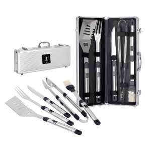  Stanford Stainless Steel BBQ Tool Set & Aluminum Case   19 