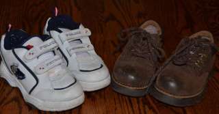 TODDLER BOYS SIZE 10 10.5 11 KIDS LOT OF SHOES SNEAKERS BASS CARTERS 