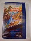 THE LAND BEFORE TIME   kids Dinosaur cartoon VHS video Movie tape