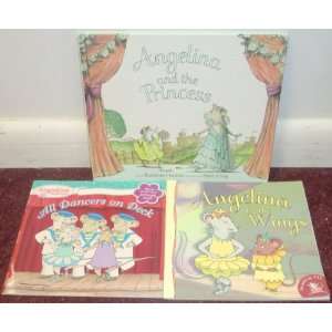  Set of 3 ANGELINA BALLERINA Series Children Books 