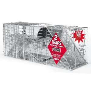   Animal Trap, 2 Piece Value Pack, Raccoon and Rabbit Traps Patio, Lawn