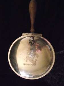 Antique Sheffield Silver Plate Silent Butler Ash Tray With Wooden 