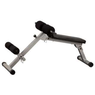Best Fitness Abs Board and Hyperextension Bench   Black/ Light Gold 